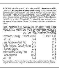 Eifelbrot low-carb keto glutenfrei paleo Eiweißbrot Backmischung