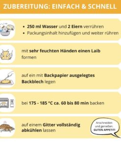 Mandelbrioche low-carb keto glutenfrei Eiweißgebäck Backmischung OHNE Zuckerzusatz