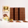 CHOKETO Low Carb & Keto Schokolade Typ MIX-Paket VOLLMILCH – PUR + MANDEL + HASELNUSS – 3 Tafeln – handgemacht