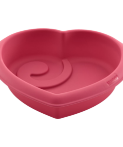 Lurch Flexiform Herz Silikonform "Back die Hälfte" für kleine Kuchen 19cm