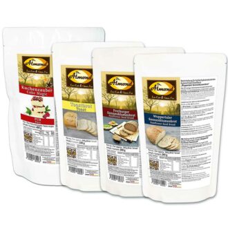 Starter-Set BROTE und KUCHEN low carb glutenfrei zuckerfrei Backmischung