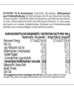 HASELNUSSFIX – Low Carb Nussfüllung zum Backen – glutenfrei, sojafrei, OHNE Zuckerzusatz
