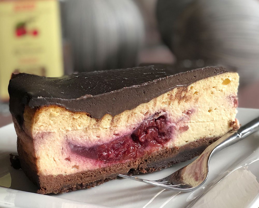 Rezept Schwarzwälder Kirsch Käsekuchen low carb glutenfrei