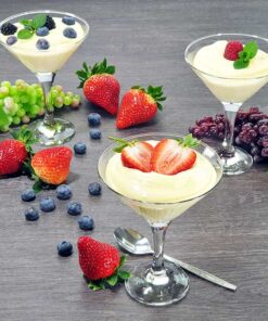 Proteindessert VANILLE-SAHNE Dessertcreme low carb glutenfrei ohne Zuckerzusatz