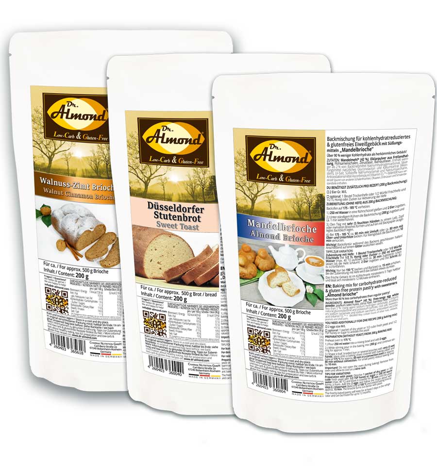 Spar-Set Probierpaket Brotbackmischungen SÜSSE BROTE