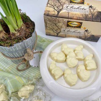 CHOKETO Frühlingsfreunde JOGHURT-QUARK – Low Carb & Keto Schokoladenfiguren – handgemacht
