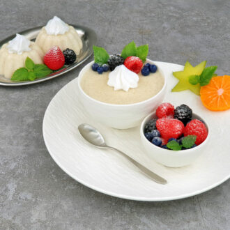 Grießpudding CLASSIC low-carb glutenfrei keto - Grießbrei ohne Stärke zuckerfrei laktosefrei vegan