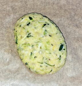 Rezept Zucchini-Laibchen gefüllt mit Schinken & Käse low carb keto glutenfrei