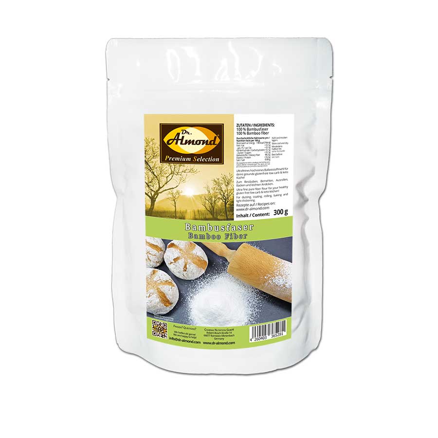 Bambusfaser Ballaststoffmehl low carb glutenfrei