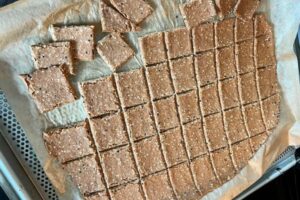 Rezept Cracker im Asia-Syle low-carb glutenfrei keto